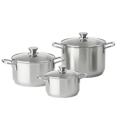 BỘ NỒI INOX 304 CAO CẤP 3 MÓN 6 THỨ KAFF KF-ST003S BỘ NỒI INOX 304 CAO CẤP 3 MÓN 6 THỨ KAFF KF-ST003S